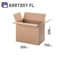 Karton klapowy, 250x150x200 mm, ilość 20 sztuk