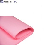 Bibuła róż do pakowania 500x700 mm arkusz 100 sztuk