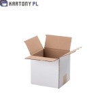Karton klapowy biały 150x150x150 mm B 20 szt.