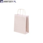 Torba papierowa biała 180x80x225 25 szt. 