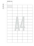 Etykieta 38x21,2 mm A4