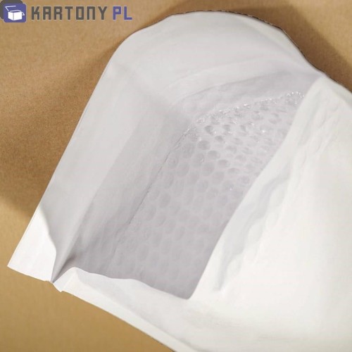 Koperty bąbelkowe białe, poczta polska, rozmiar E15, 240x275 mm