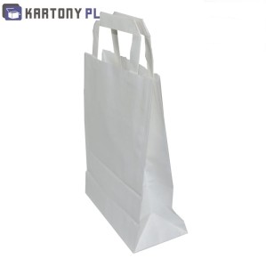 Torba papierowa biała 320x120x400 250 szt. EKO