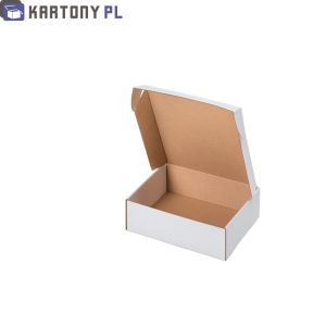 Karton fasonowy biały 350x250x90 40 szt. 