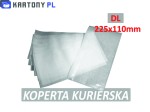 Koperty foliowe kurierskie DL - 100 szt.
