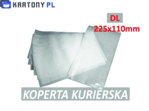 Koperty foliowe kurierskie DL - 100 szt.