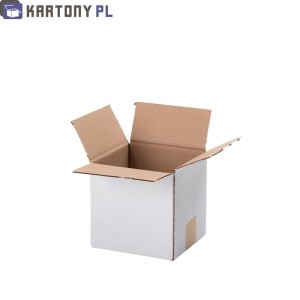 Karton klapowy biały 150x150x150 mm B 20 szt.