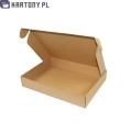 Opakowanie kartony, fasonowe 400x300x70 mm, szare, fala 3-warstwowa E