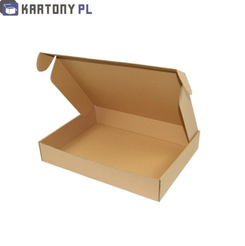 Opakowanie kartony, fasonowe 400x300x70 mm, szare, fala 3-warstwowa E