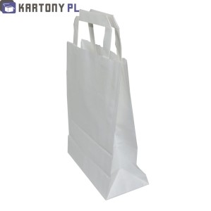 Torba papierowa biała 320x120x400 50 szt. EKO