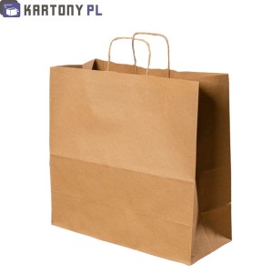 Torby brązowe 400x180x390 mm 25 sztuk