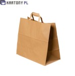 Torby brązowe 320x170x290 mm 25 sztuk