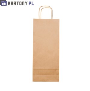 Torby brązowe 160x80x390 mm 25 sztuk