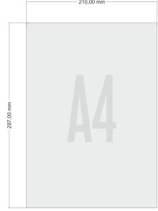 Etykieta 210x297 mm A4, 100 sztuk, arkusz 100 sztuk