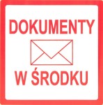 Etykieta DOKUMENTY W ŚRODKU