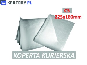 Koperty foliowe kurierskie C5 - 100 szt.